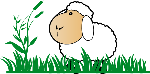 Flock Of Sheep Clipart Sheep With Grass Hi Png