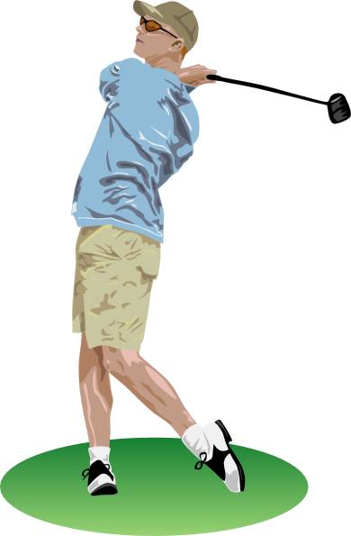 Golf Driver Swing Clip Art At Clker Com   Vector Clip Art Online    