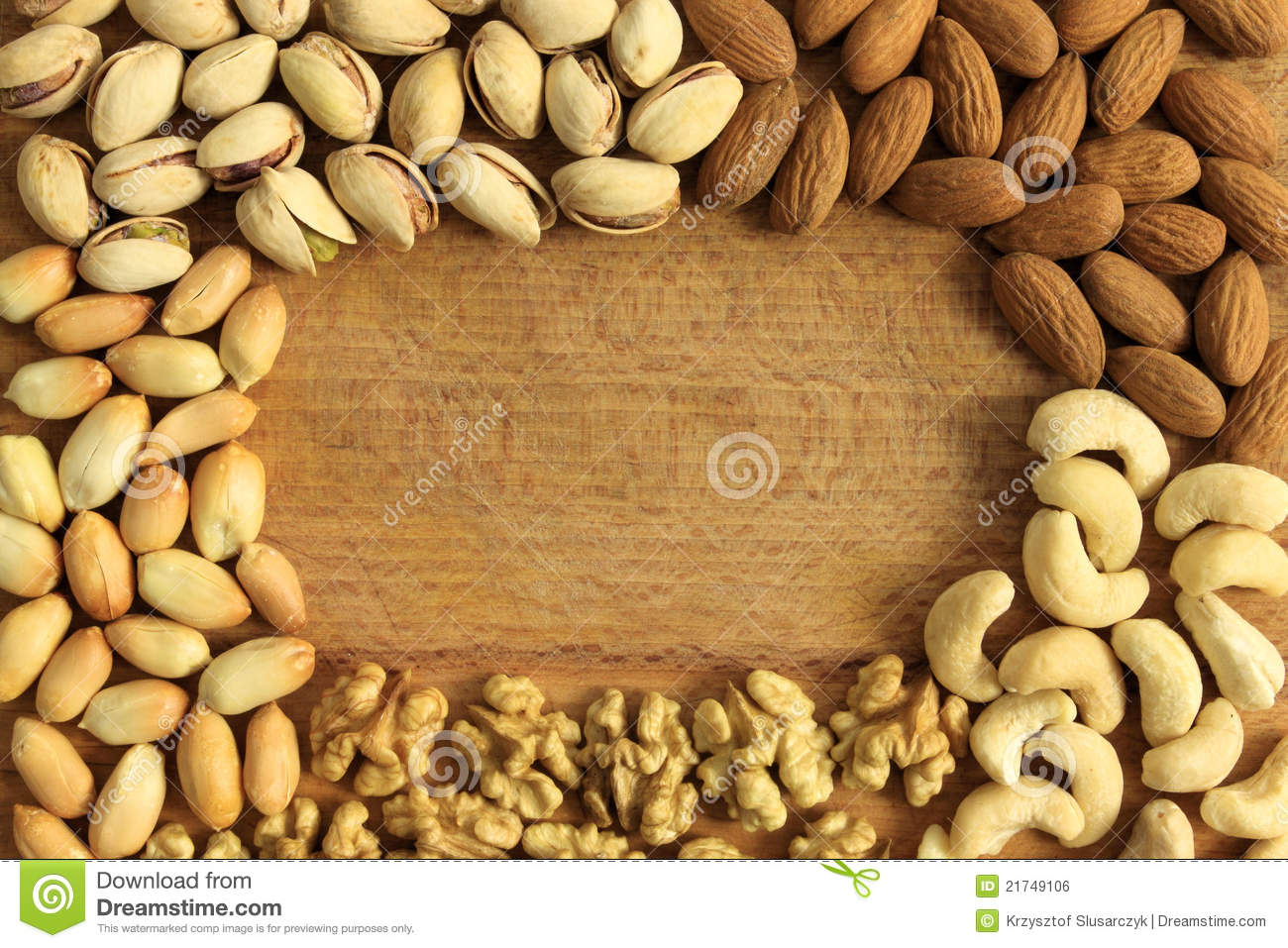 Nuts Frame Royalty Free Stock Image   Image  21749106