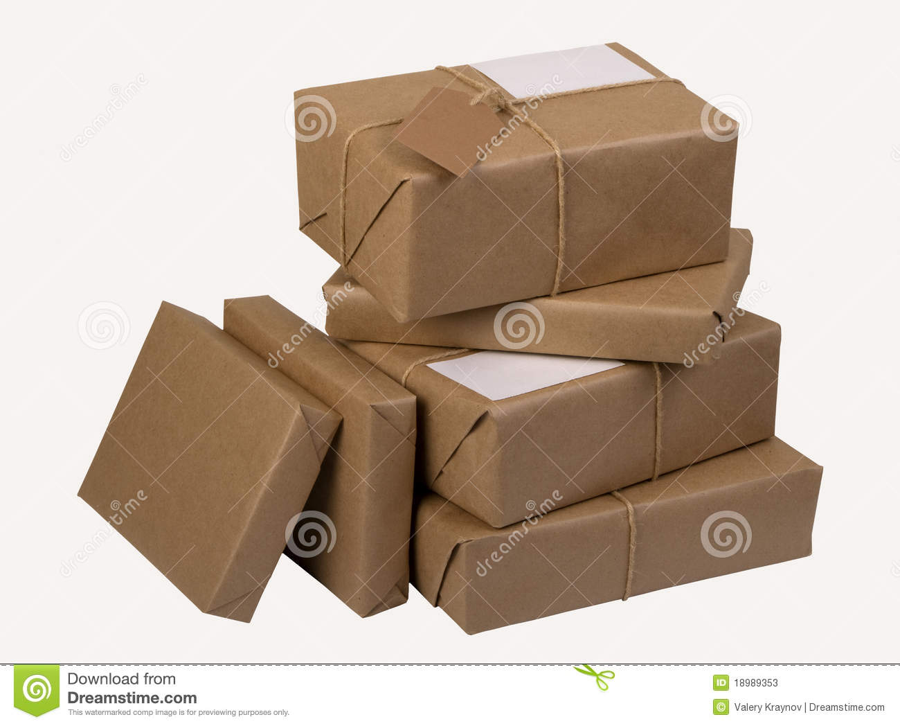 Pile Of Mail Parcels Stock Photos   Image  18989353