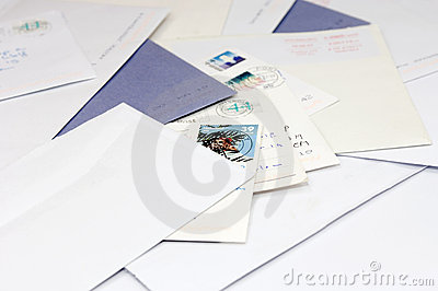 Pile Of Mail Stock Image   Image  2662441
