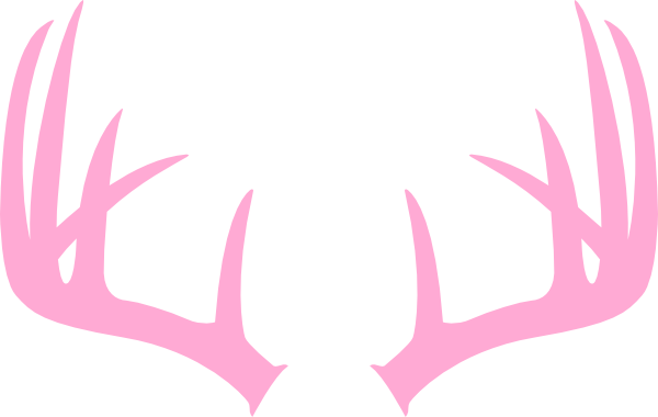 Pink Deer Antler Clip Art At Clker Com   Vector Clip Art Online    