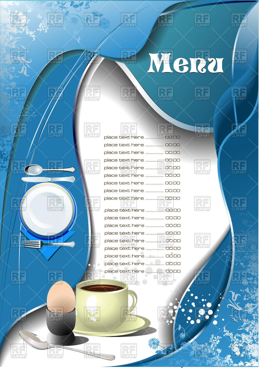 Restaurant  Cafe  Menu 51156 Download Royalty Free Vector Clipart