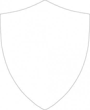 Shield Outline Clip Art  Knight Birthday Shield Clip Art Brave