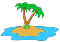 Small Remote Island With Palm Tree Clipart Small Remote Island
