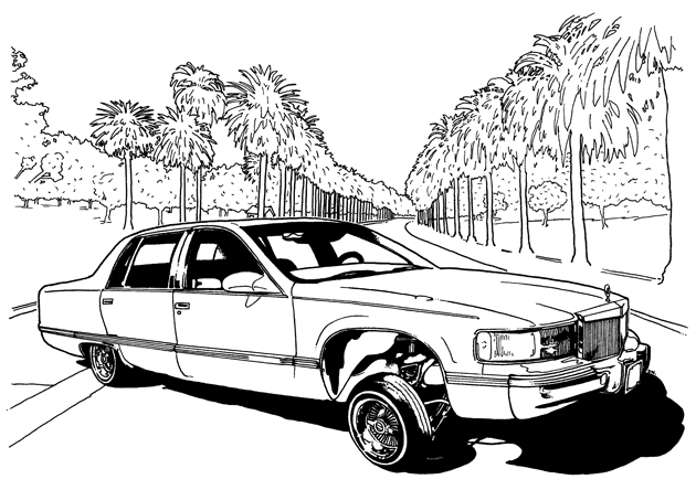 The Lowrider Coloring Book