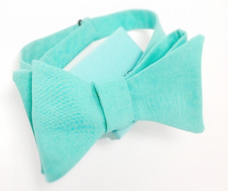 Tiffany Blue Mens Freestyle Self Tie Hand Tie Bow Tie   15 00 Via