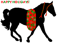 Christmas Horse Clip Art Free Clipart For Holidays And