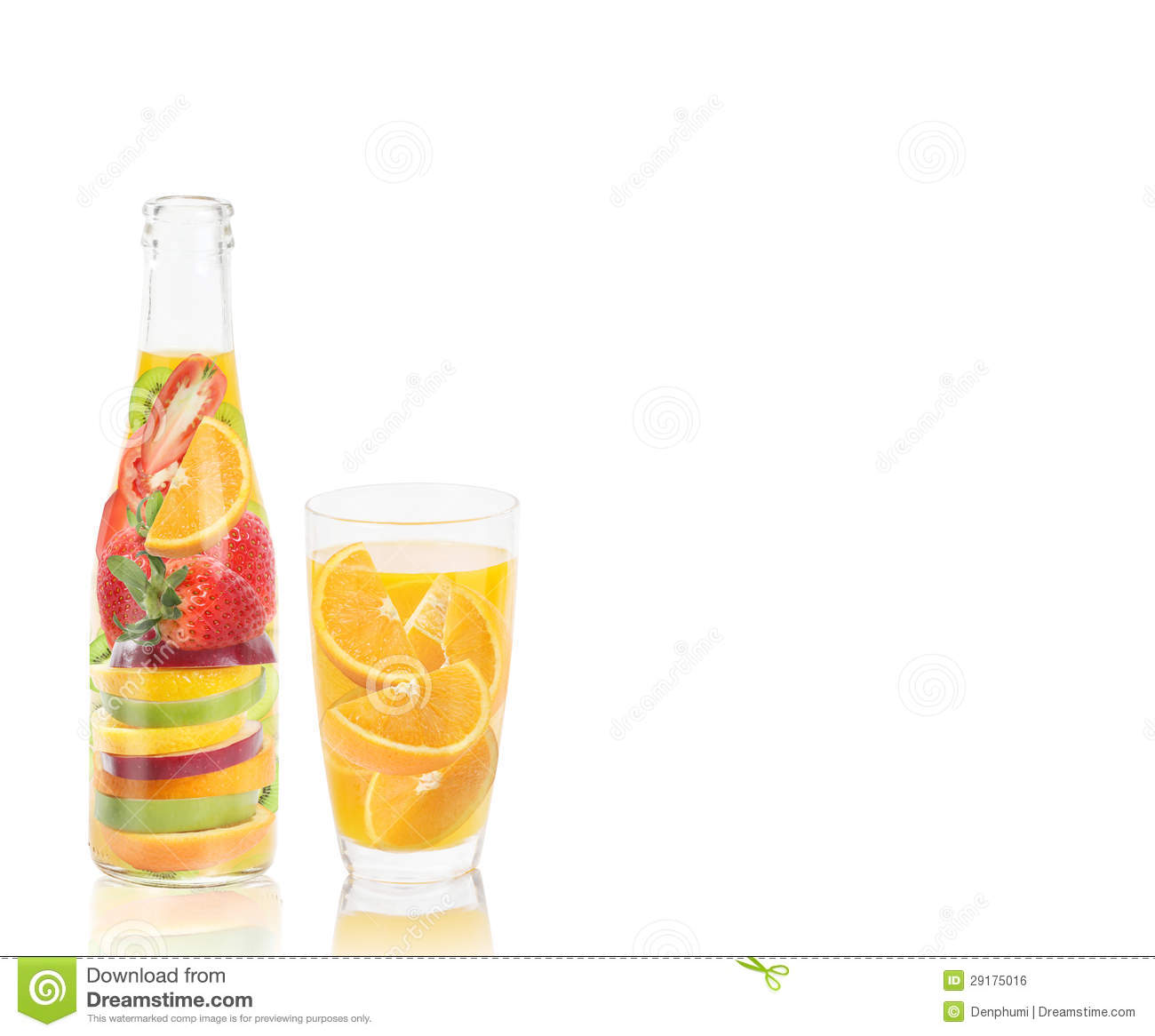Fruit Juice Vitamin Bottle Royalty Free Stock Image   Image  29175016