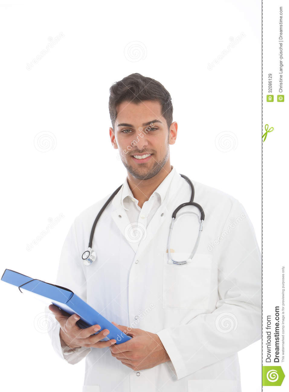 Handsome Male Doctor With A File Royalty Free Stock Images   Image    