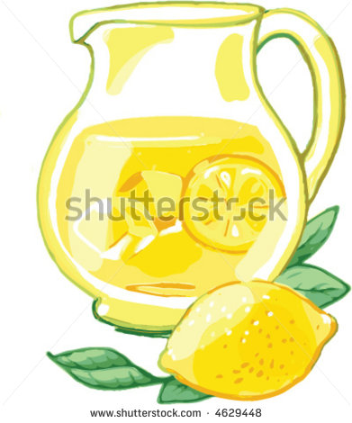 Lemonade Pitcher Clipart Pitcher Of Lemonade With Fresh