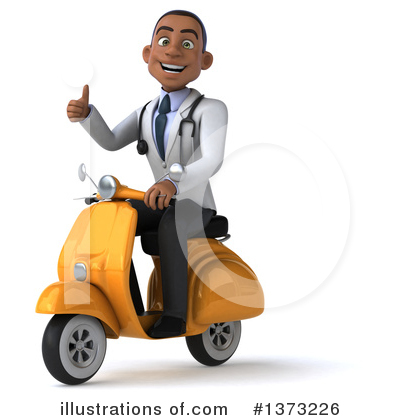 Royalty Free  Rf  Young Black Male Doctor Clipart Illustration By