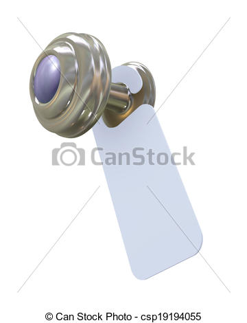 Sign   3d Illustration Of Door Handle    Csp19194055   Search Clipart