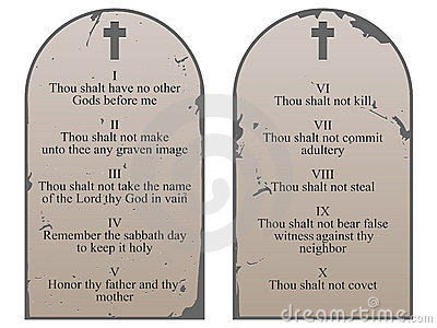 Ten Commandments Stock Image   Image  18983991