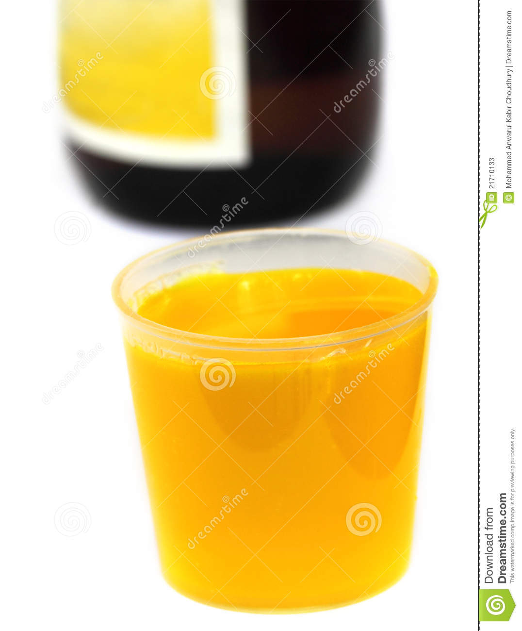 Vitamin B Complex Syrup With Bottle Stock Photos   Image  21710133