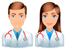 Young Medical People Handshaking Office Stock Vectors Illustrations