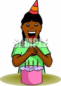 African American Birthday Clipart