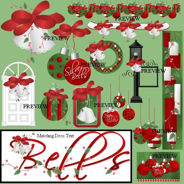 Beautiful Christmas Collection Christmas Bells Festive Doors