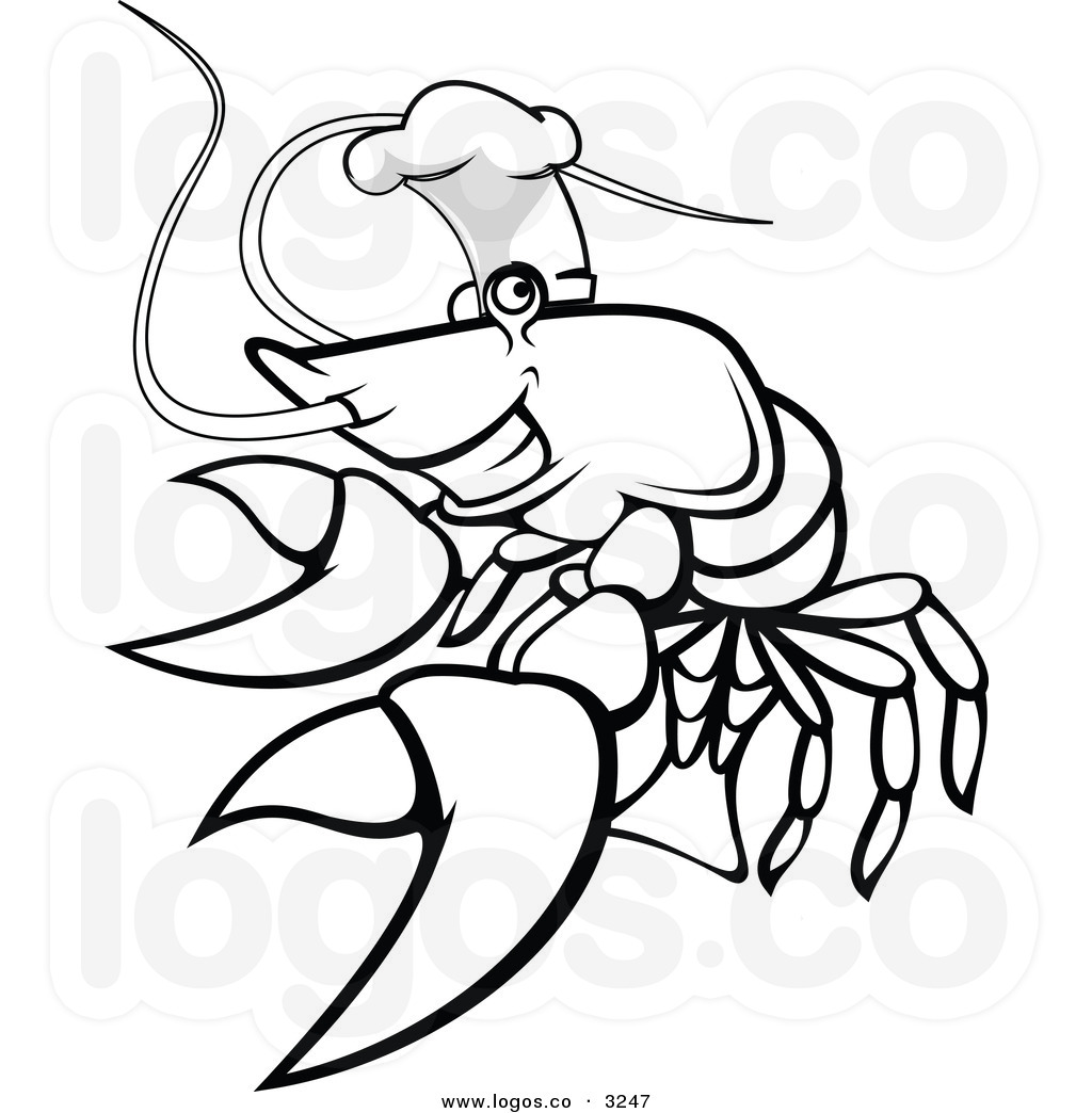 Chef Clipart Black And White Royalty Free Vector Of A Black And White