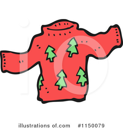 Christmas Sweater Clipart  1150079 By Lineartestpilot   Royalty Free