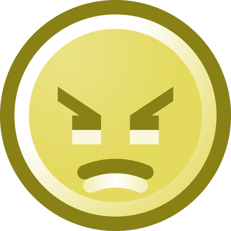 Free Angry Smiley Face Clip Art Illustration By 000129