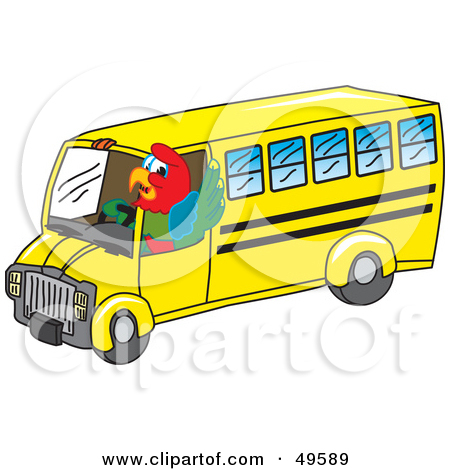 School Bus Driver Coloring Page 49589 Royalty Free Rf Clipart