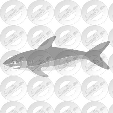 Shark Stencil For Classroom   Therapy Use   Great Shark Clipart