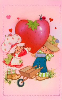 Strawberry Shortcake And Huckleberry Pie   Happy Valentine S Day More