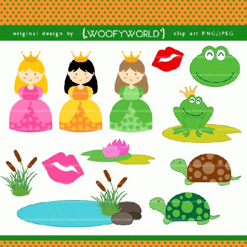 The Princess And Frog Clipart