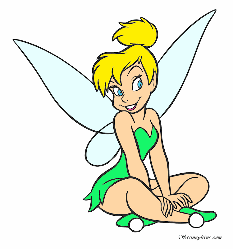 Tinkerbell Clipart Tinkerbell Sitting Gif