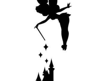 Tinkerbell Silhouette Clip Art   Beautiful Scenery Photography