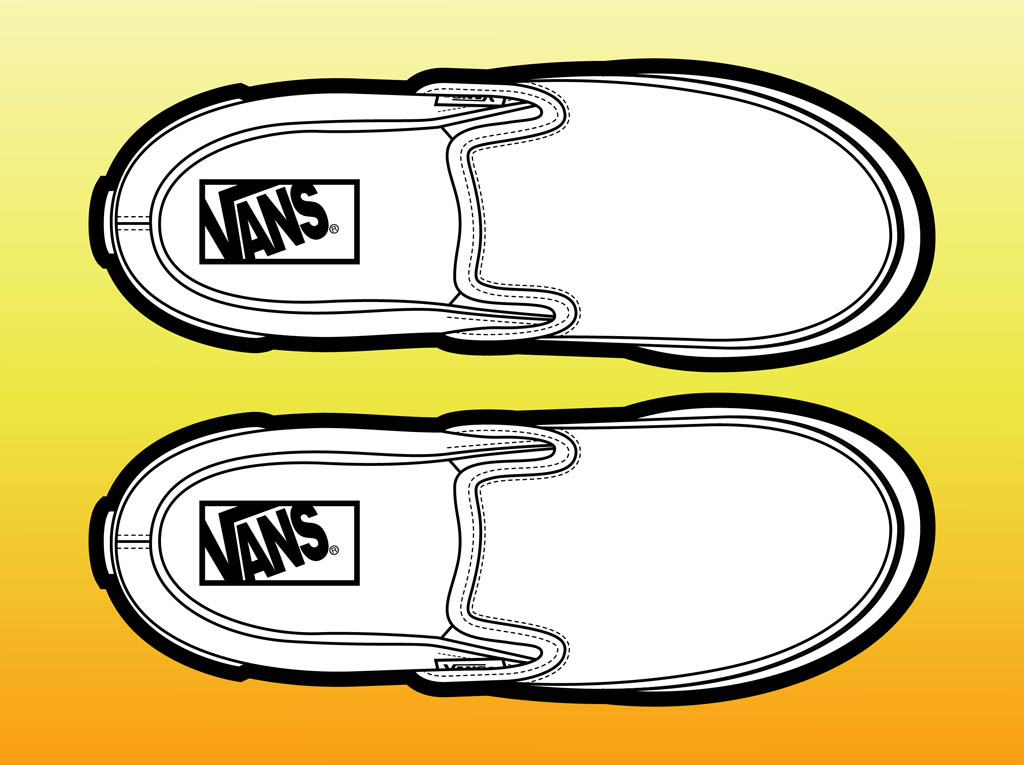 Vans Shoes Clipart