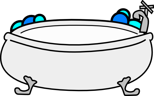 Bathtub With Bubbles Clipart Download This Image As