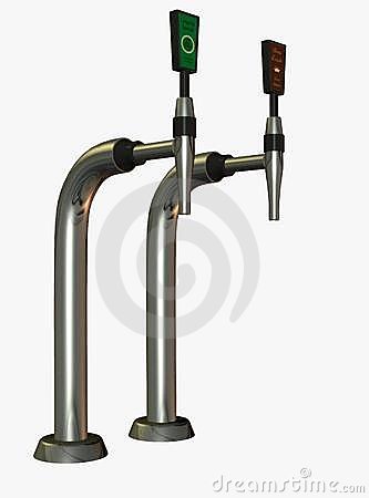 Beer Tap Handle Clipart Illustrated Beer Taps