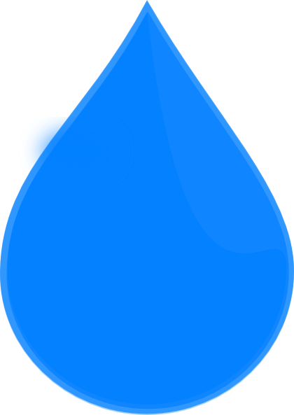 Blue Water Drop Clip Art At Clker Com   Vector Clip Art Online    