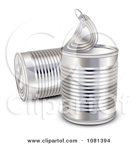 Clipart 3d Aluminum Food Cans   Royalty Free Vector Illustration By