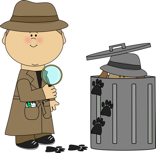 Detective Looking For Clues Clip Art   Detective Looking For Clues