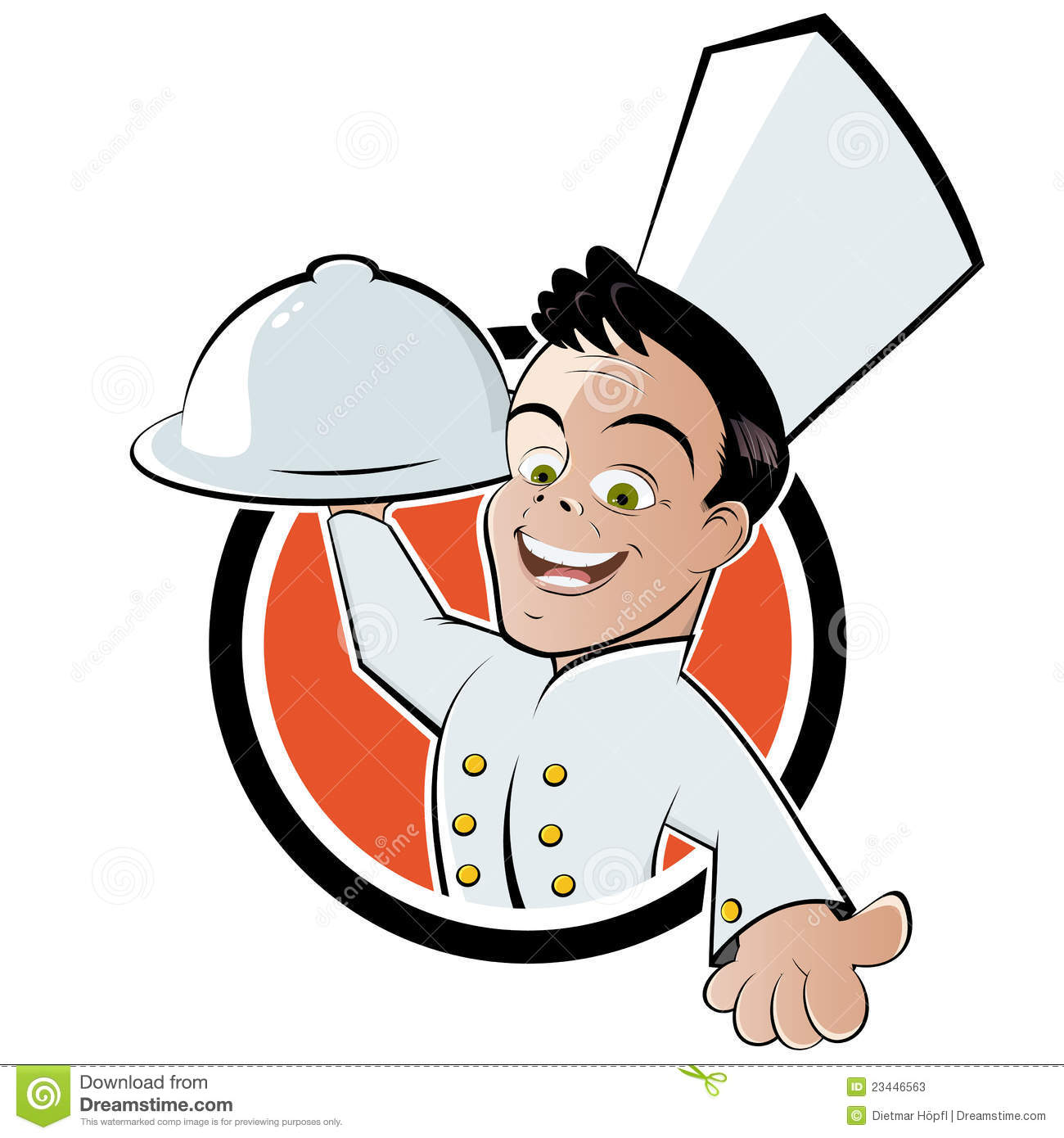 Funny Cartoon Chef Stock Photos   Image  23446563