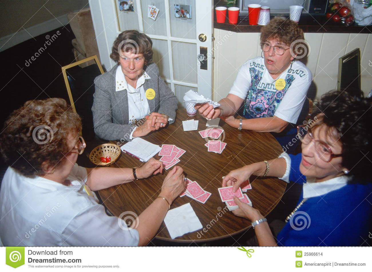 Group Of Women Playing Bridge Editorial Stock Image   Image    