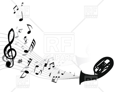     Notes From Trumpet 83160 Download Royalty Free Vector Clipart  Eps