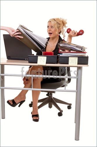 Overworked Secretary Clip Art Http   Www Featurepics Com Online