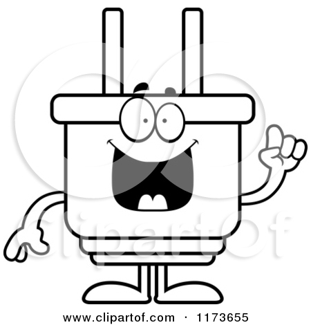 Plug Clipart Black And White Preview Clipart   Black And White Smart    