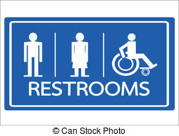 Public Restroom Illustrations And Clipart