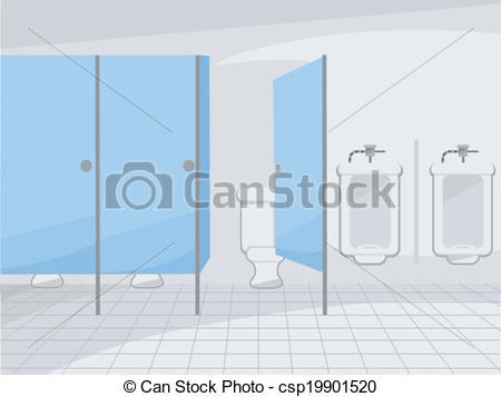 Public Restroom With    Csp19901520   Search Clipart Illustration