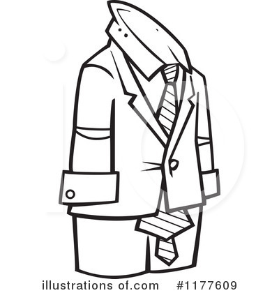 Royalty Free  Rf  Suit Clipart Illustration By Ron Leishman   Stock