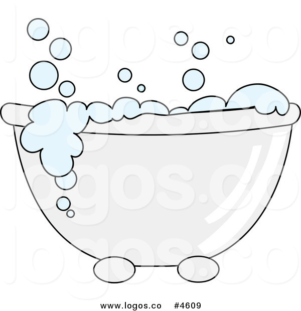 Royalty Free Tub With Bubbles Logo By Pams Clipart    4609