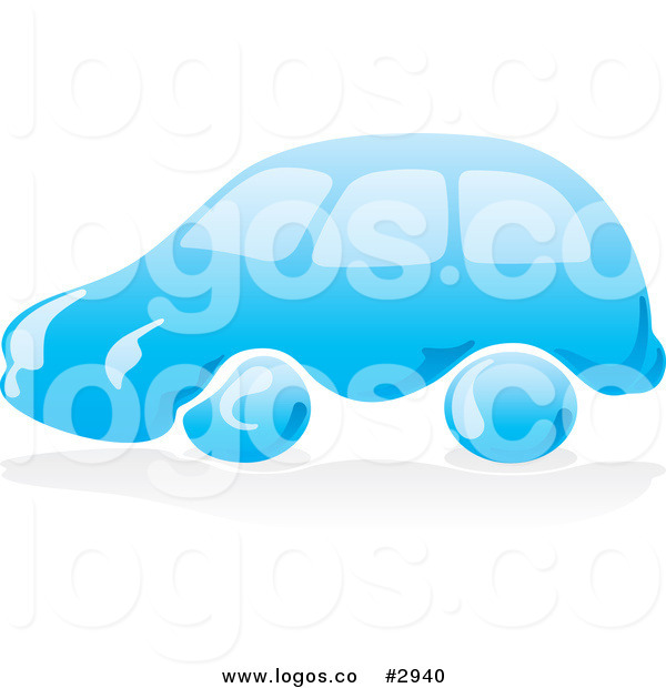 Vector Royalty Free Clipart Blue Water Car Logo By Any Vector    2940