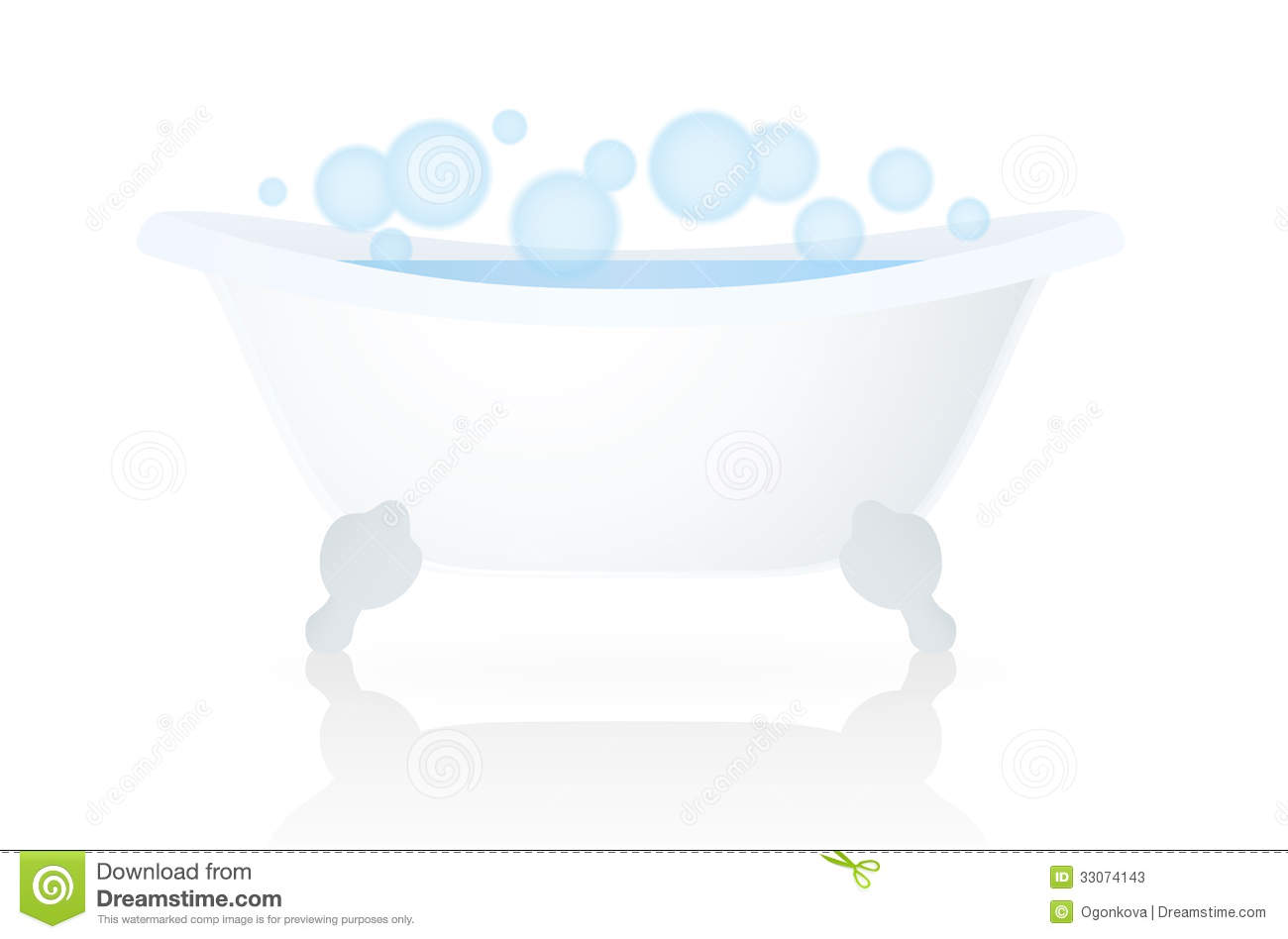 White Bath  Tub Bathtub  With Bubbles Stock Photos   Image  33074143