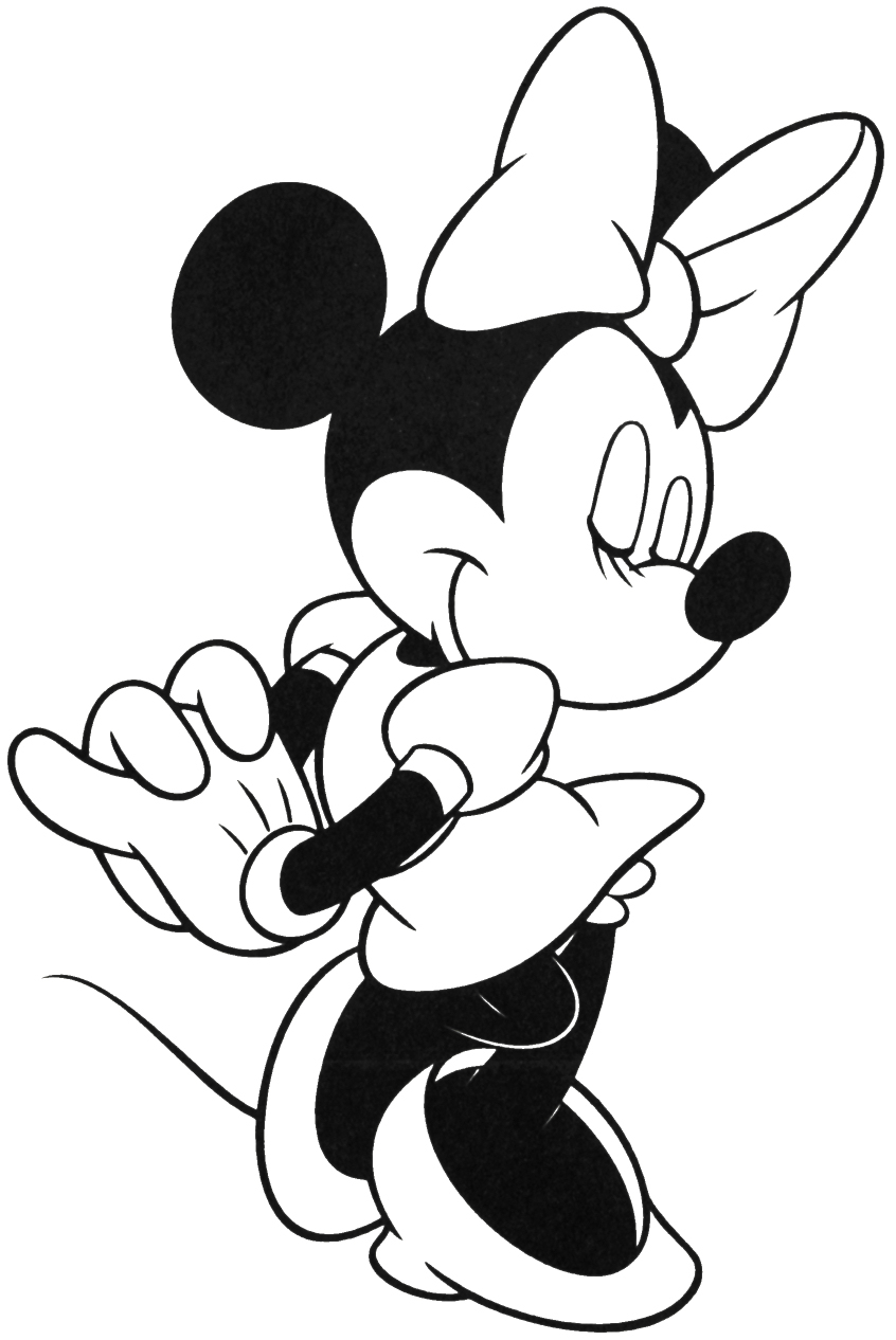 13 Minnie Mouse Outline Free Cliparts That You Can Download To You