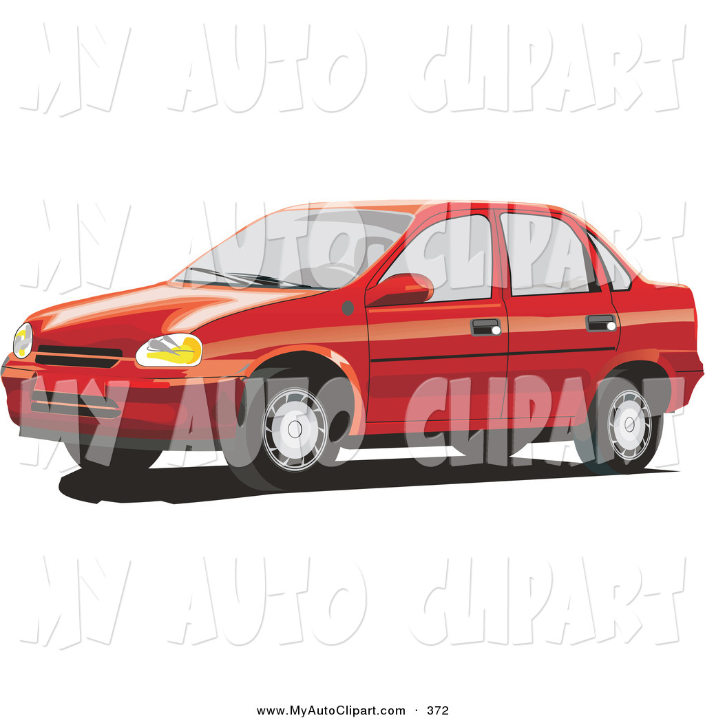 57 Chevy Clipart Clip Art Of A Red Chevrolet Monza Car With Black Trim
